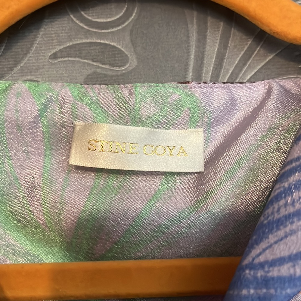 Stine Goya Emmylou Floral Trapunto Hem Top XS - Picture 4 of 9